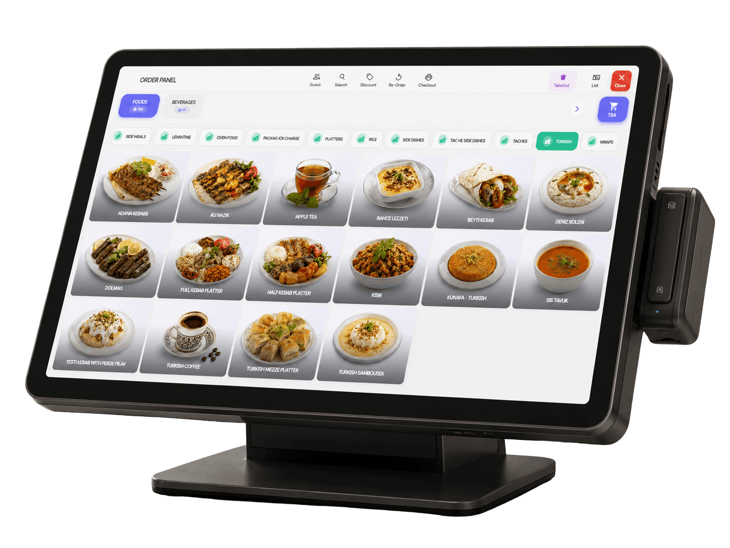 Cloud POS software interface